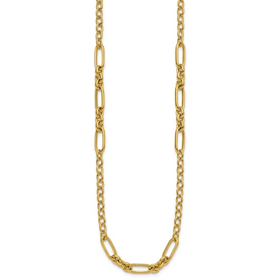 14KY Fancy Link Necklace