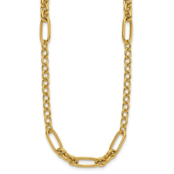 14KY Fancy Link Necklace