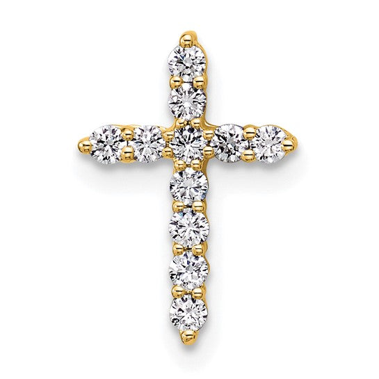 Lab Created Diamond Cross Pendant