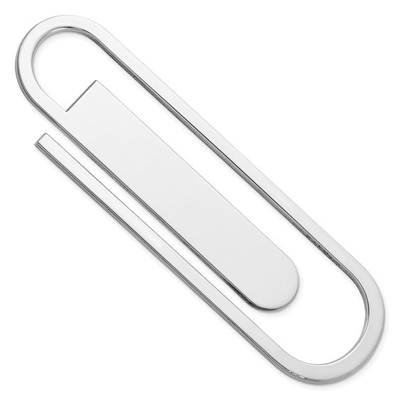 Sterling Silver Paper Clip Money Clip