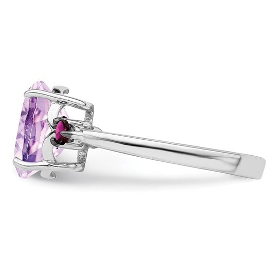 Amethyst & Garnet Ring