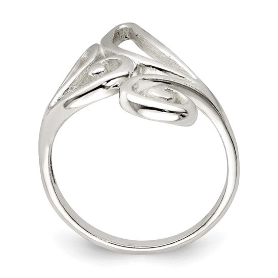 Polished Fancy Swirl Ring