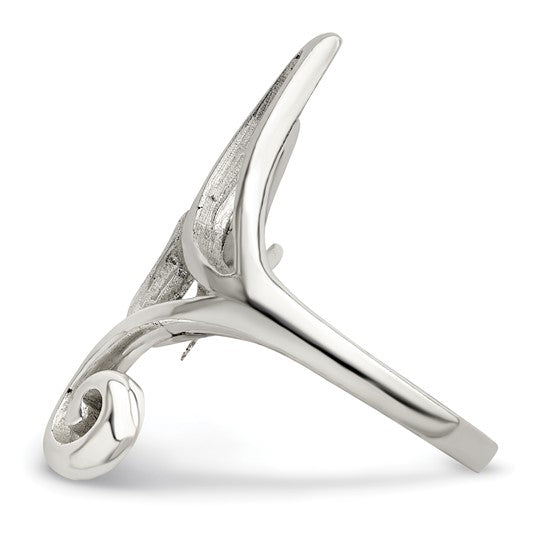 Polished Fancy Swirl Ring