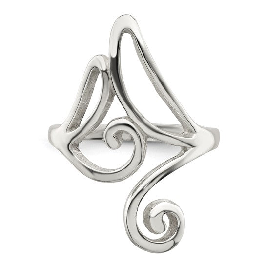 Polished Fancy Swirl Ring