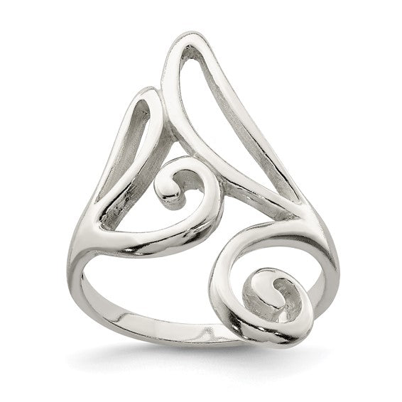 Polished Fancy Swirl Ring