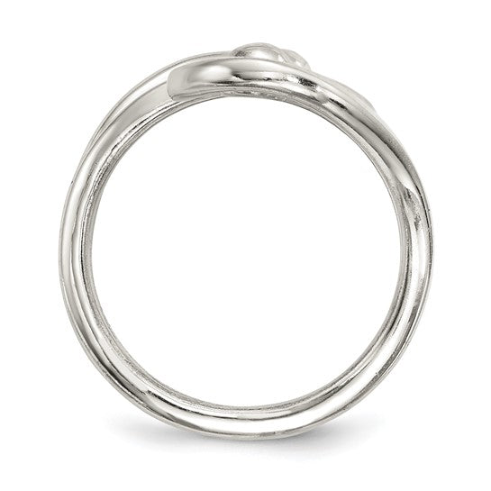 Polished Fancy Swirl Ring