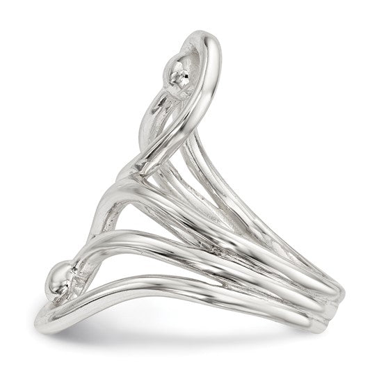 Polished Fancy Swirl Ring
