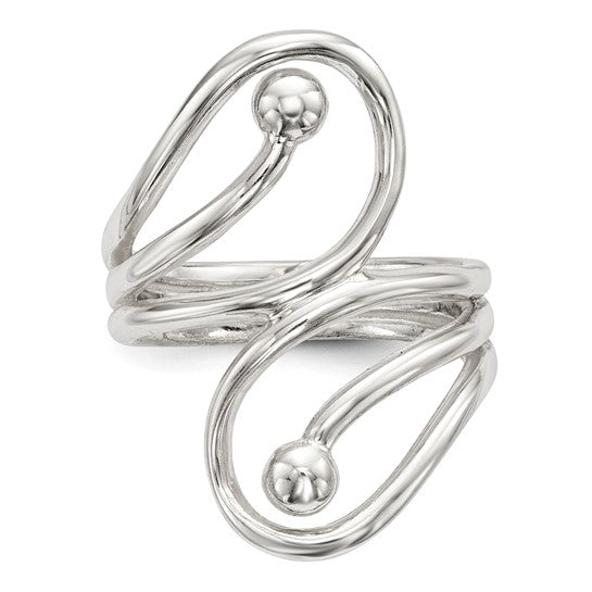 Polished Fancy Swirl Ring