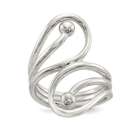 Polished Fancy Swirl Ring