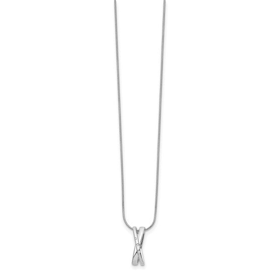 X Diamond Necklace