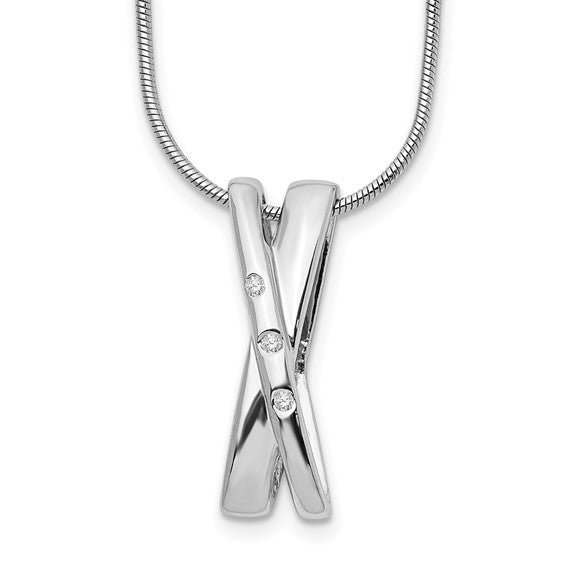 X Diamond Necklace