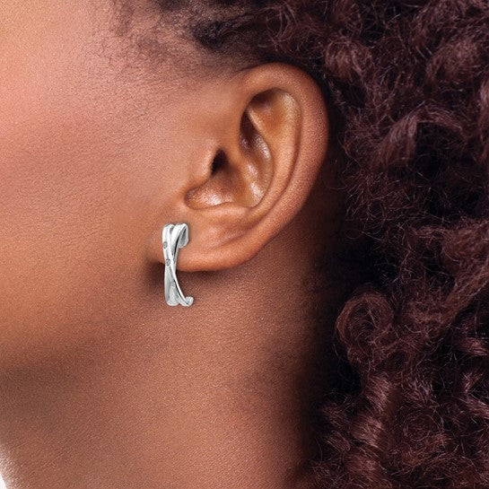 Crossover Diamond Earrings