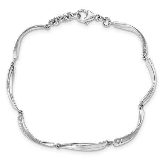Diamond Twisting Bracelet