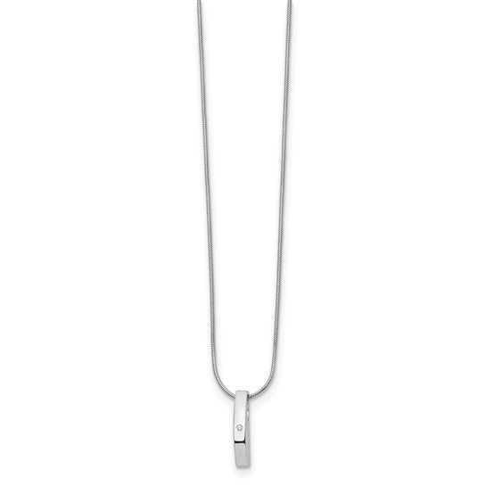 Diamond Bar Necklace