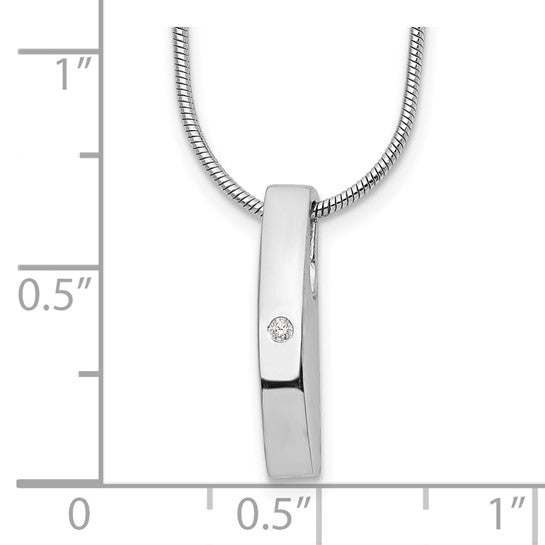 Diamond Bar Necklace