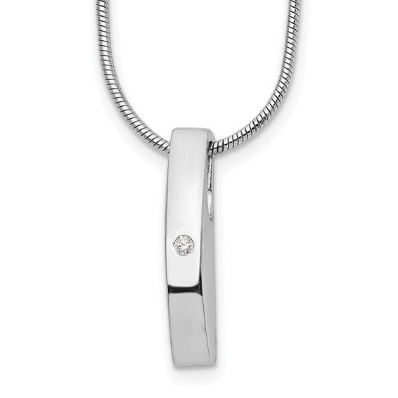 Diamond Bar Necklace