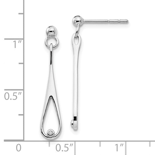 Diamond Drop Earrings