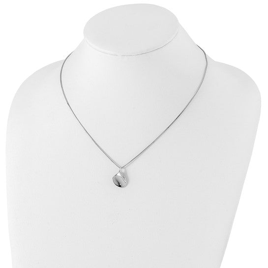 Asymmetrical Diamond Drop Necklace
