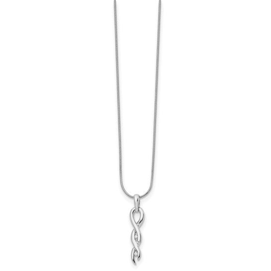 Twisting Diamond Necklace