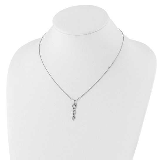 Twisting Diamond Necklace