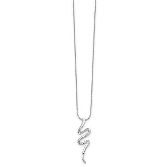 Snaking Diamond Pendant