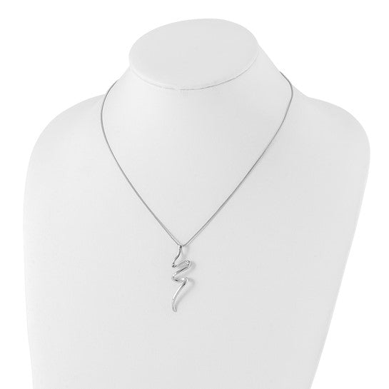 Snaking Diamond Pendant