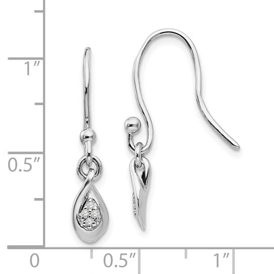 Diamond Dangle Earrings