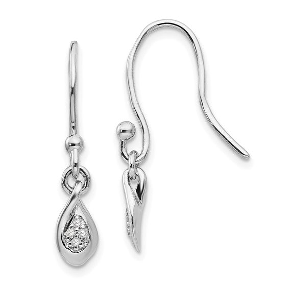 Diamond Dangle Earrings