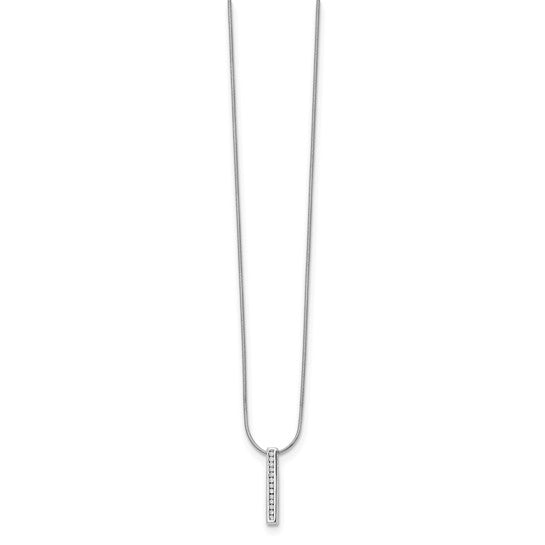 Diamond Bar Necklace