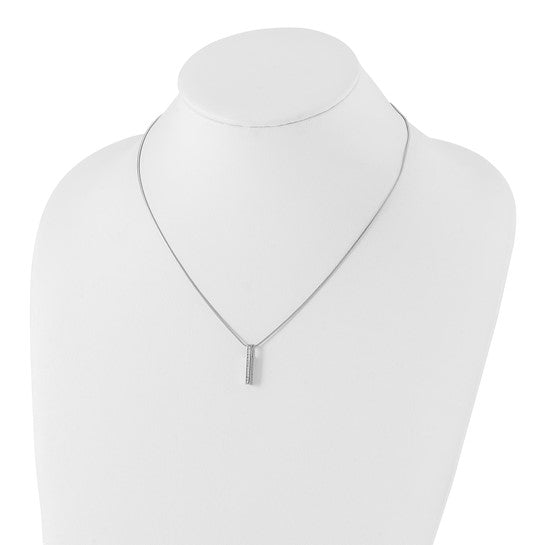 Diamond Bar Necklace