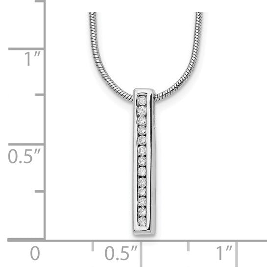 Diamond Bar Necklace