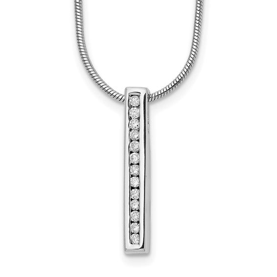 Diamond Bar Necklace