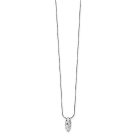 Shell Diamond Pendant