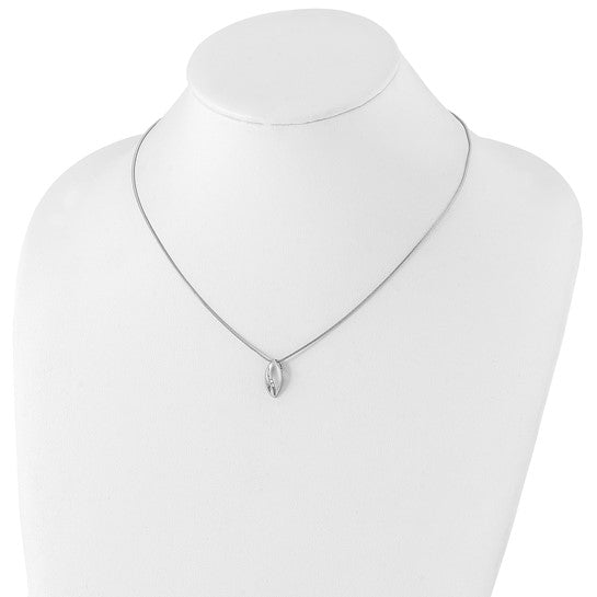 Shell Diamond Pendant