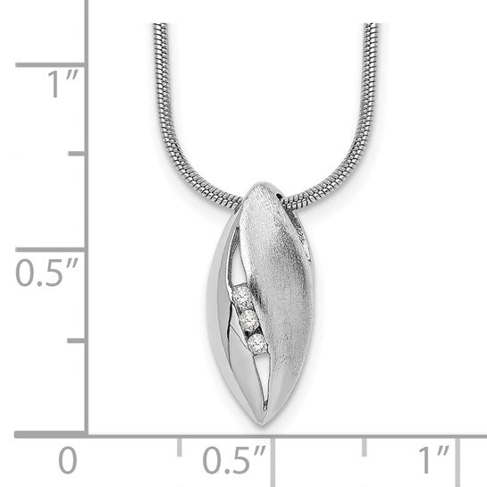 Shell Diamond Pendant