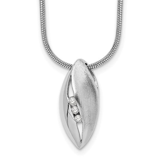 Shell Diamond Pendant