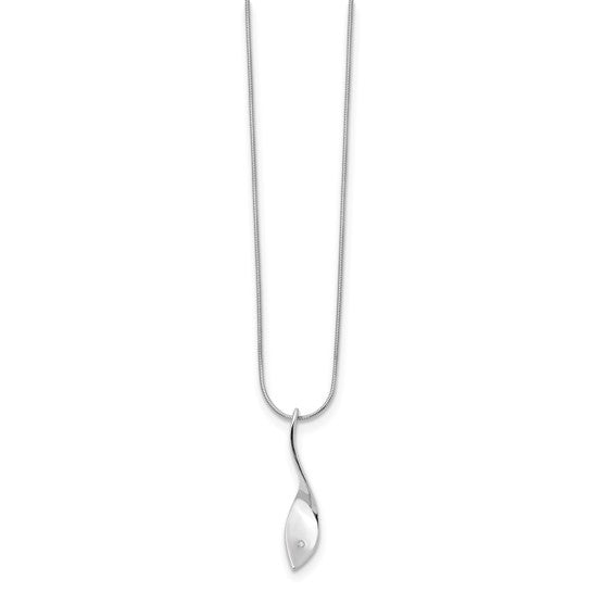 Twisted Diamond Pendant