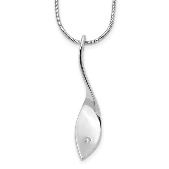 Twisted Diamond Pendant