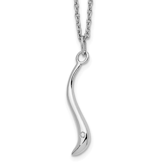 Curve Diamond Necklace