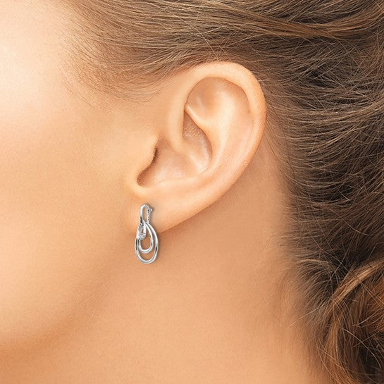 Multi-Layer Diamond Dangle Earrings