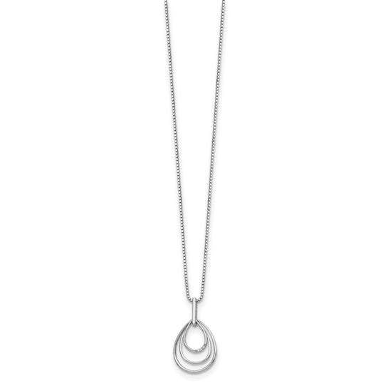 Multi-Layer Diamond Drop Necklace