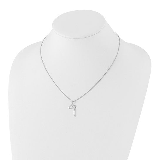 Loose Snaking Diamond Pendant