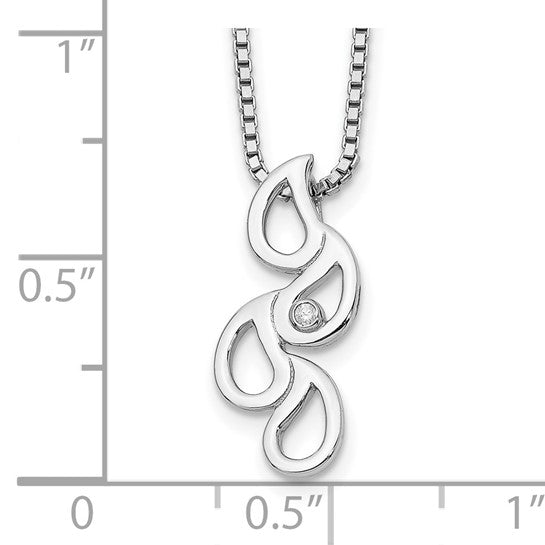 Diamond Raindrop Necklace