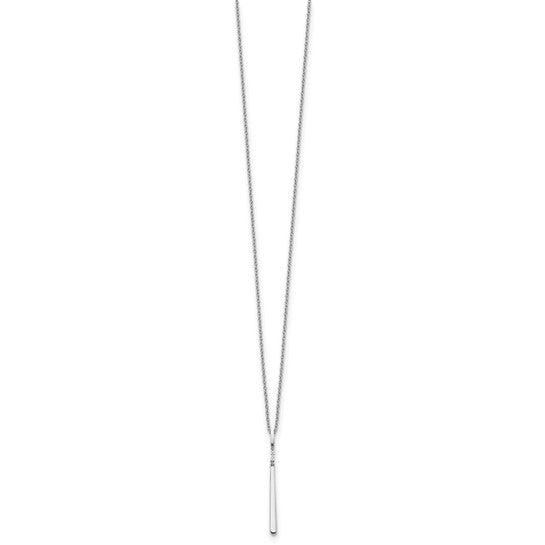 Dangle Diamond Bar Necklace