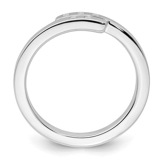 Crossover Diamond Ring