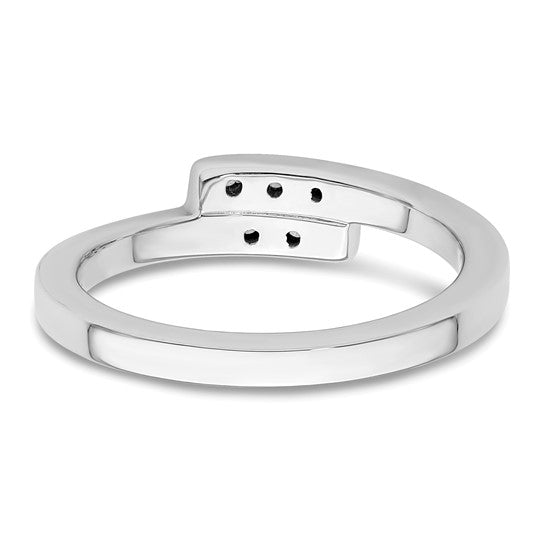 Crossover Diamond Ring