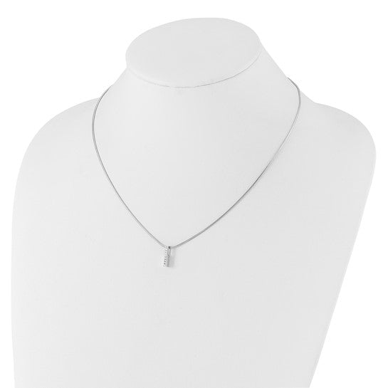Diamond Bar Necklace