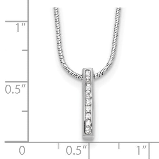 Diamond Bar Necklace