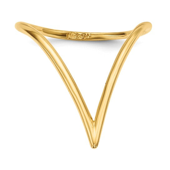 14KY Chevron Ring