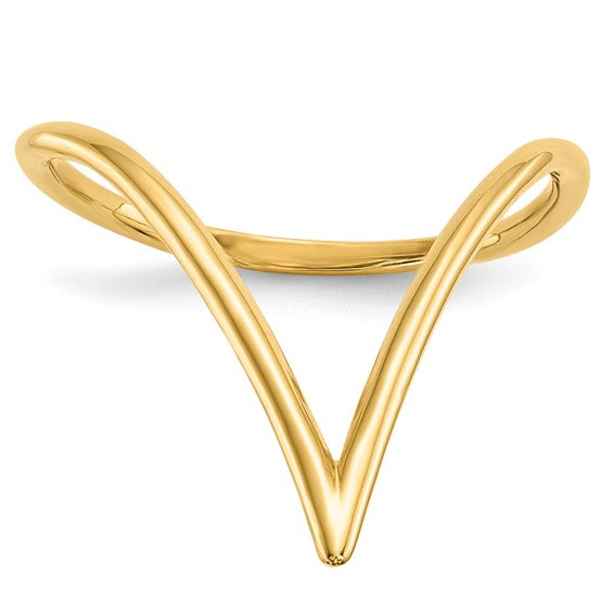 14KY Chevron Ring